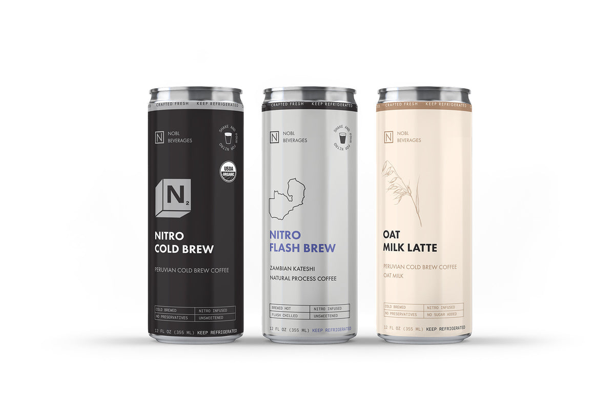NOBL Cold Brew Variety Packs (12/case) – Nobl Beverages