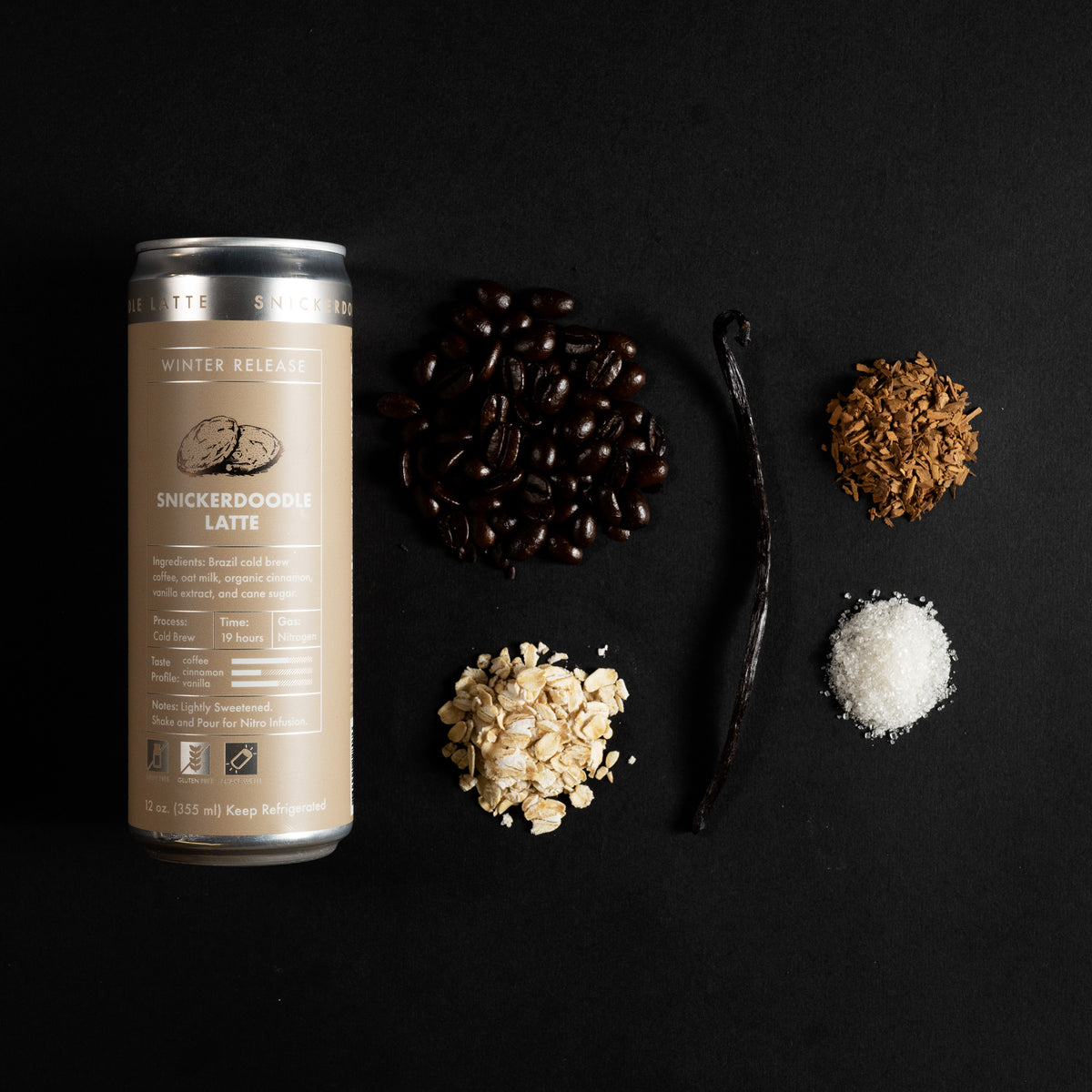 NOBL Seasonal Release - Snickerdoodle Latte (12/case) – Nobl Beverages