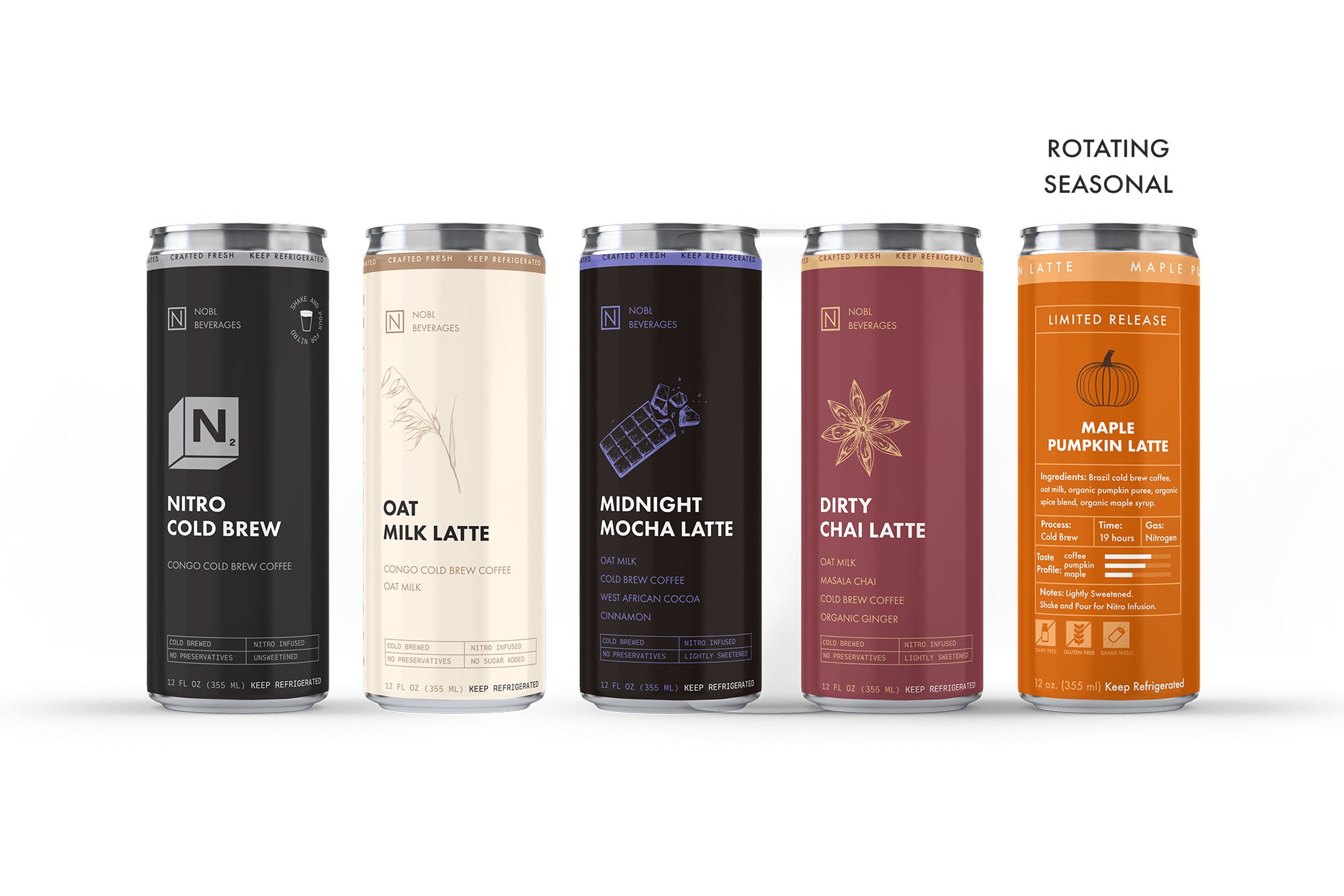 NOBL Cold Brew Variety Packs (12/case)