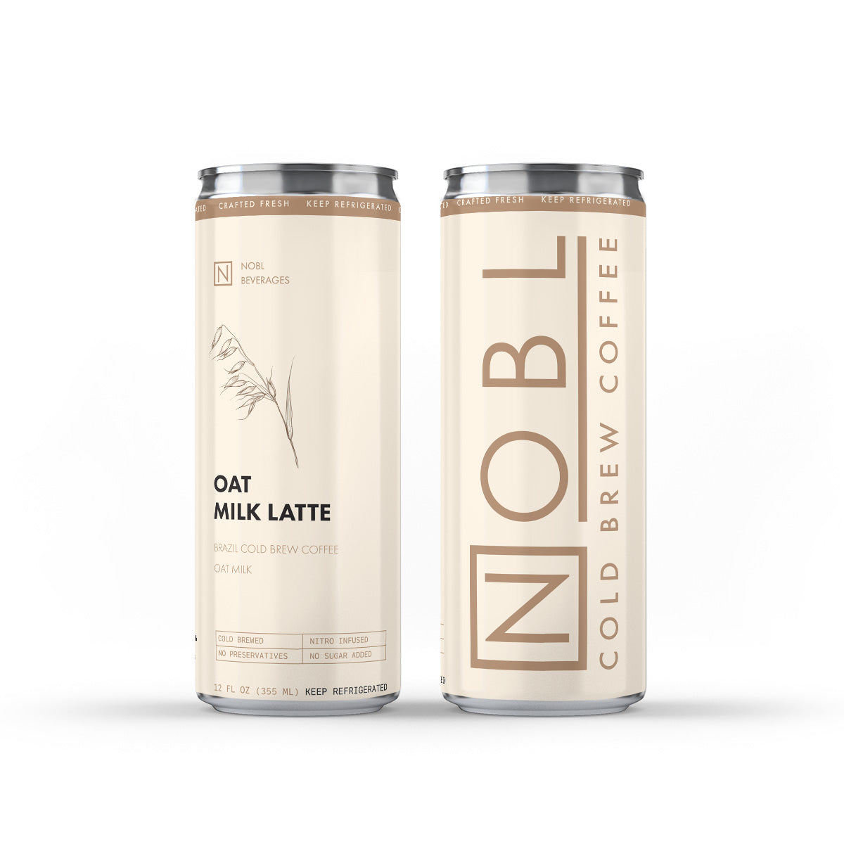 NOBL Cold Brew Latte Cans (12/case)